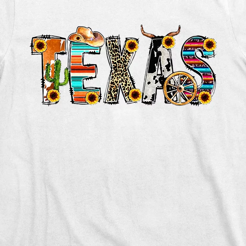 Texas For Women Cactus Texas For Girl Texas Yall T-Shirt