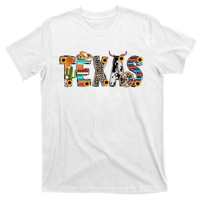 Texas For Women Cactus Texas For Girl Texas Yall T-Shirt