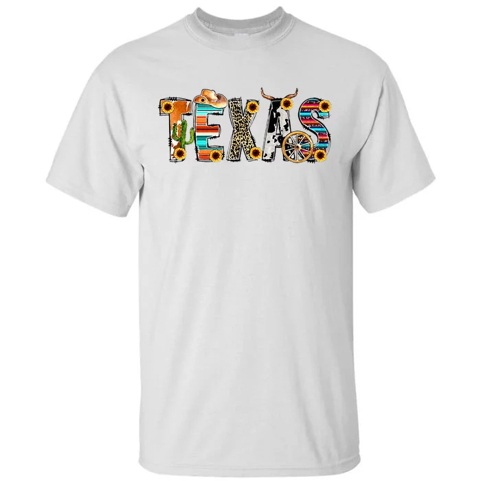 Texas For Women Cactus Texas For Girl Texas Yall Tall T-Shirt