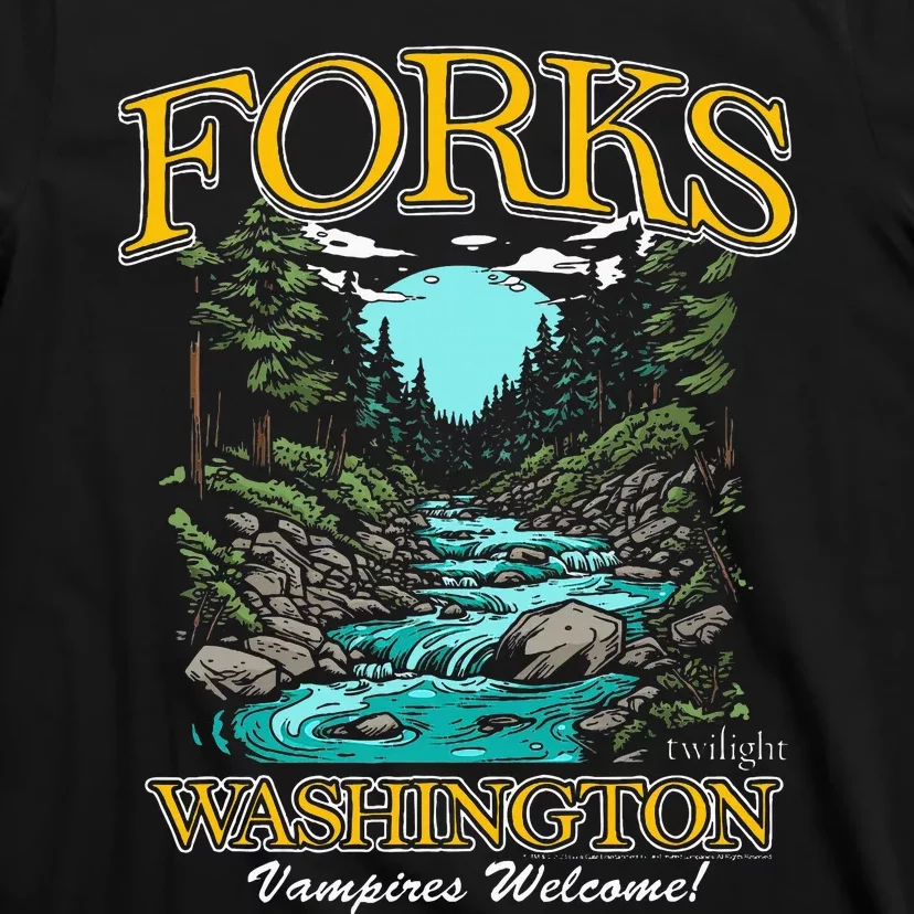 Twilight Forks Washington Vampires Welcome T-Shirt