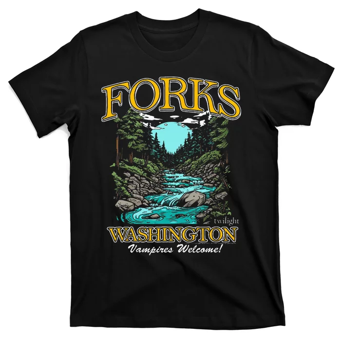 Twilight Forks Washington Vampires Welcome T-Shirt