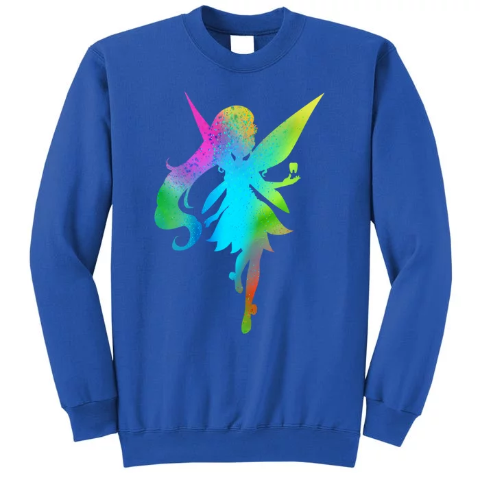 Tooth Fairy Watercolor Style Image Gift Gift Tall Sweatshirt