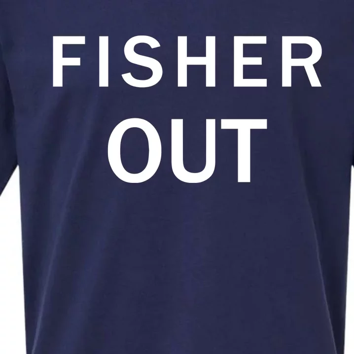 The Fan Wearing Fisher Out Sueded Cloud Jersey T-Shirt