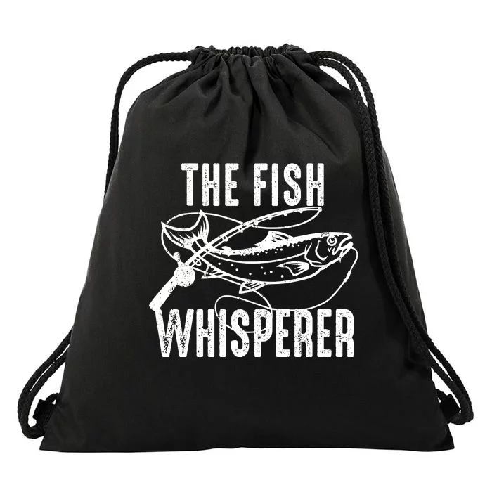 The Fish Whisperer Drawstring Bag