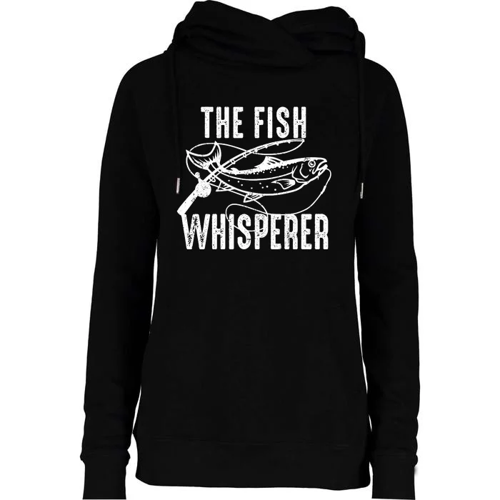 The Fish Whisperer Womens Funnel Neck Pullover Hood