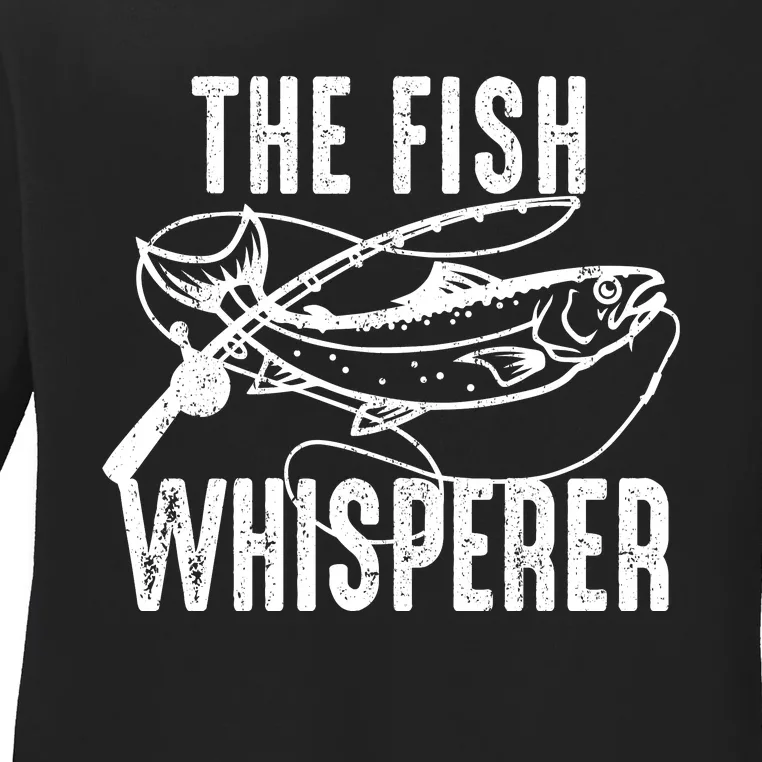 The Fish Whisperer Ladies Long Sleeve Shirt