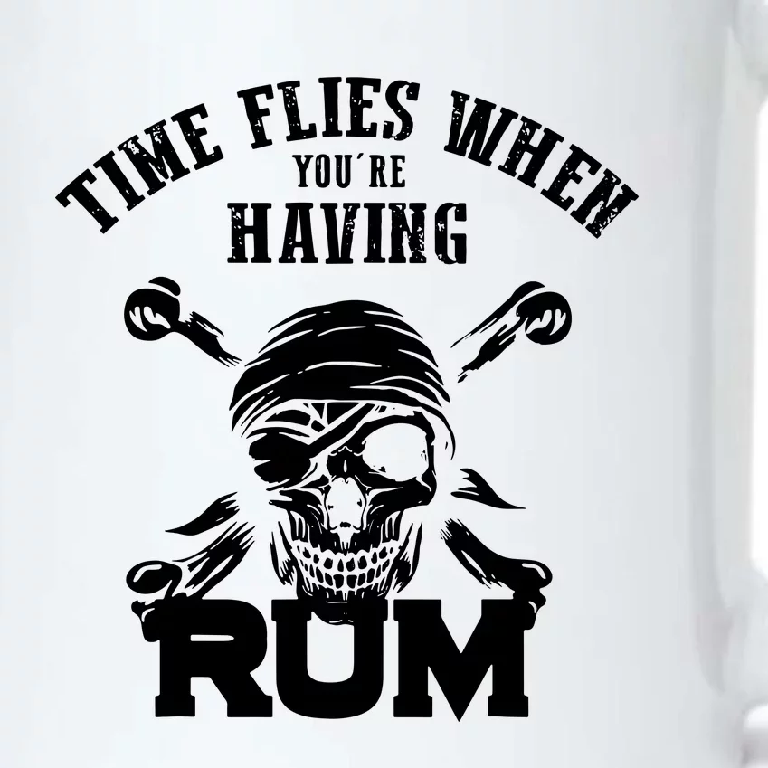 Time Flies When YouRe Having Rum Rum Drinkers Black Color Changing Mug