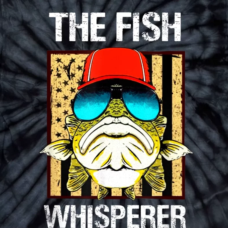 The FISH Whisperer Funny Tie-Dye T-Shirt