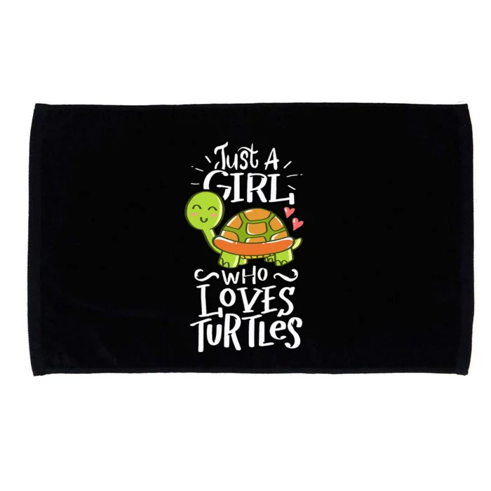 Turtle For Who Love Turtles Sea Animal Pet Lover Gift Microfiber Hand Towel