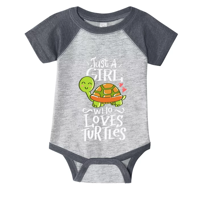 Turtle For Who Love Turtles Sea Animal Pet Lover Gift Infant Baby Jersey Bodysuit