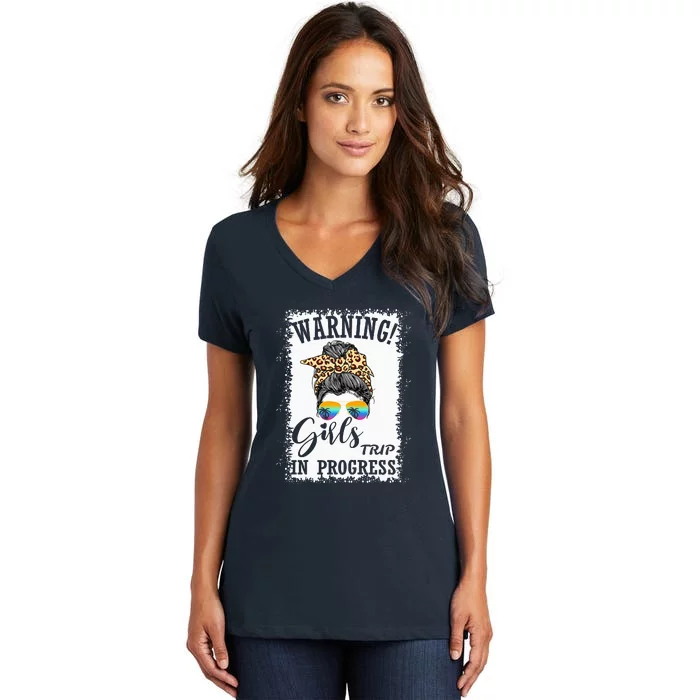 Trip Funny Weekend Trip Vacation Outing Women's V-Neck T-Shirt