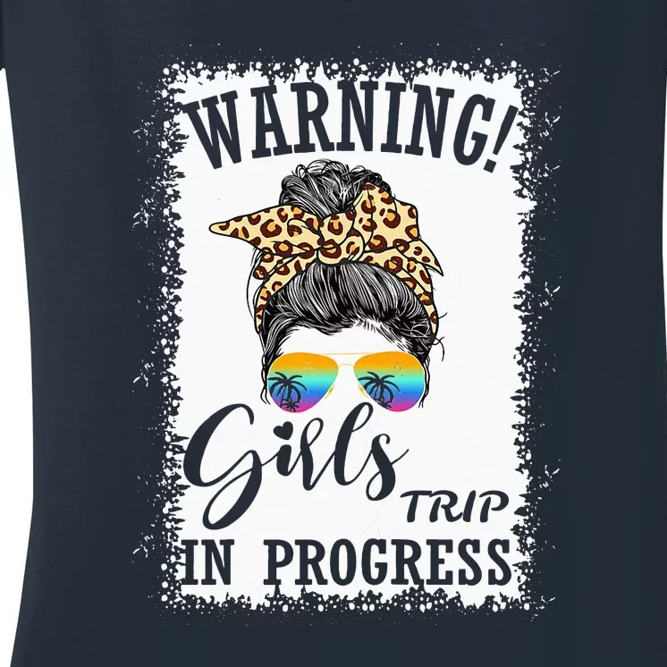 Trip Funny Weekend Trip Vacation Outing Women's V-Neck T-Shirt