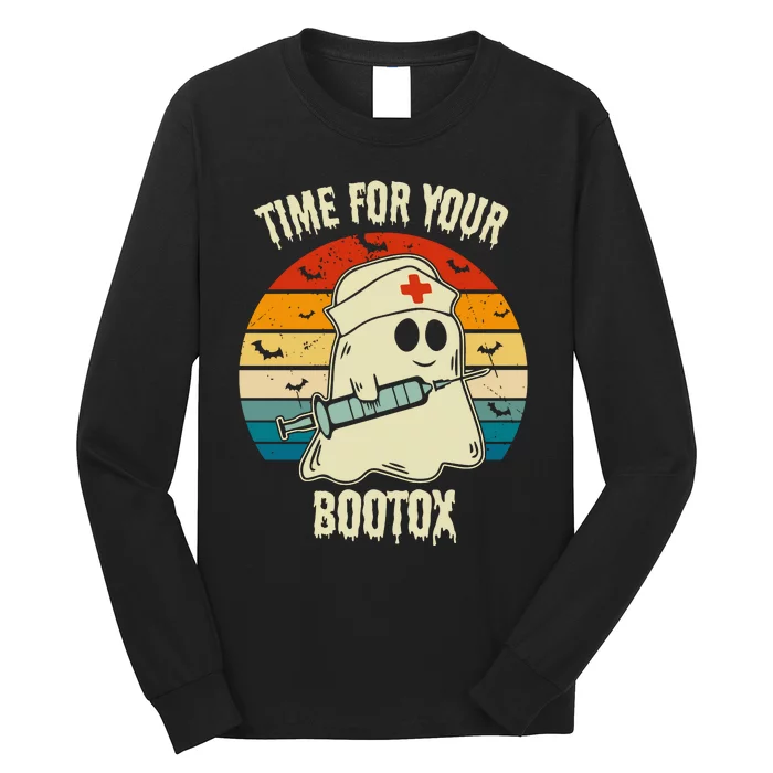 Time For Your Bootox Vintage Halloween Long Sleeve Shirt