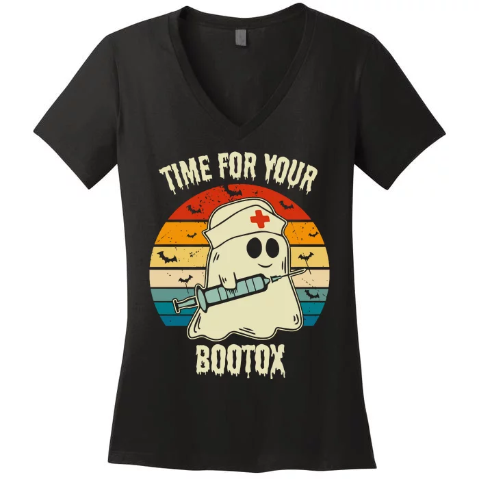 Time For Your Bootox Vintage Halloween Women's V-Neck T-Shirt