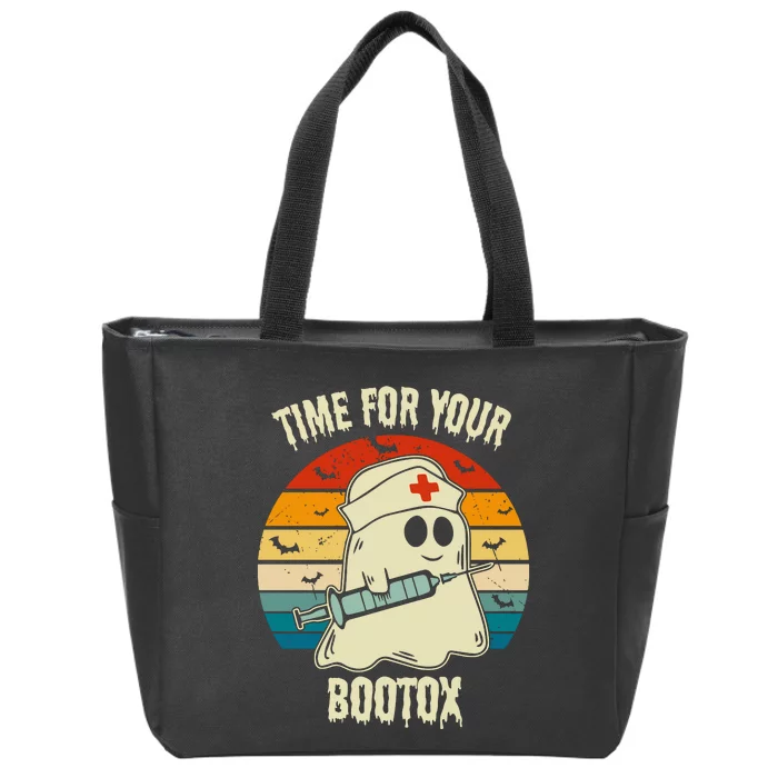 Time For Your Bootox Vintage Halloween Zip Tote Bag