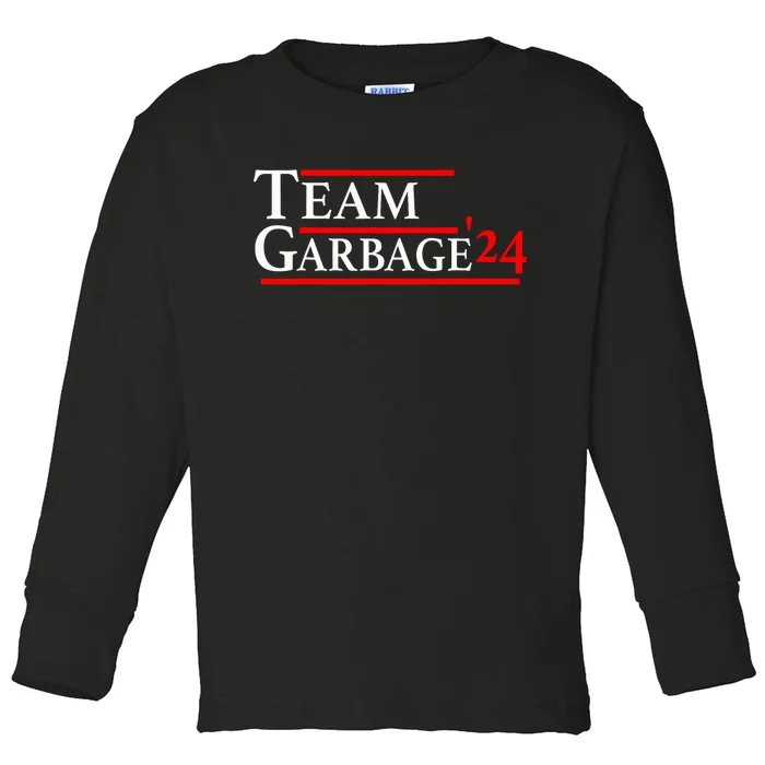 Team Garbage 2024 Toddler Long Sleeve Shirt