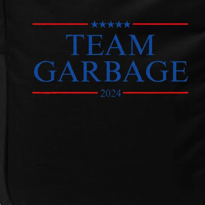 Team Garbage 2024 Gift Funny Impact Tech Backpack