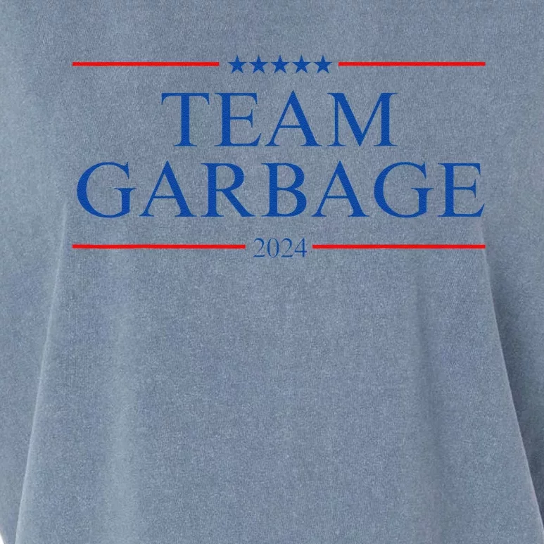 Team Garbage 2024 Gift Funny Garment-Dyed Women's Muscle Tee