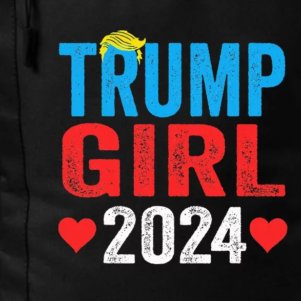 Trump Girl 2024 Shirts Cute Trump Flag Daily Commute Backpack