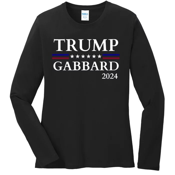 Trump Gabbard 2024 Ladies Long Sleeve Shirt