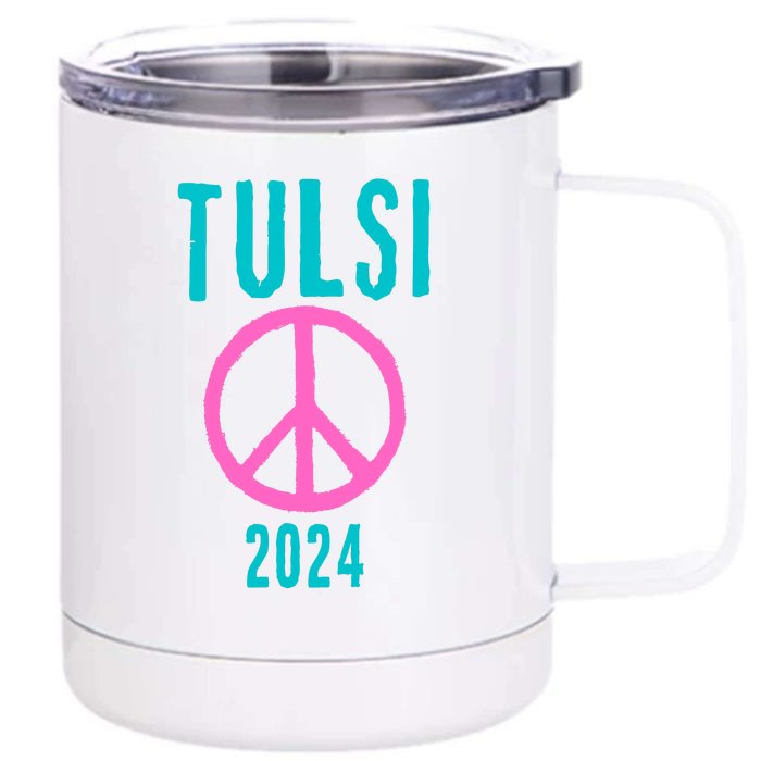 Tulsi Gabbard 2024 Front & Back 12oz Stainless Steel Tumbler Cup