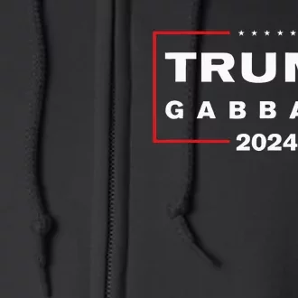 Trump Gabbard 2024 Full Zip Hoodie