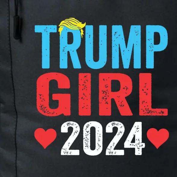 Trump Girl 2024 Shirts Cute Trump Flag Girls Kids Daily Commute Backpack