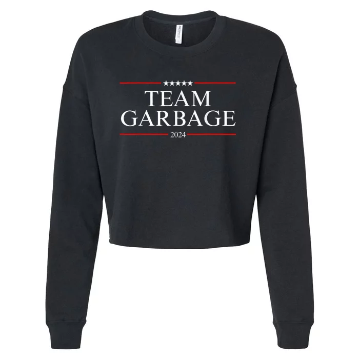 Team Garbage 2024 Cropped Pullover Crew