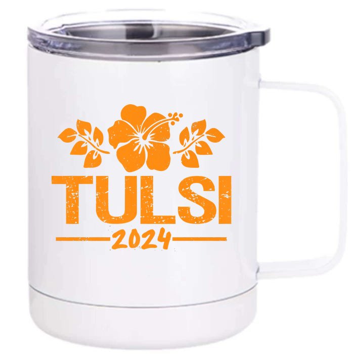 Tulsi Gabbard 2024 Front & Back 12oz Stainless Steel Tumbler Cup