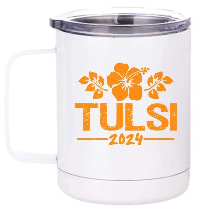 Tulsi Gabbard 2024 Front & Back 12oz Stainless Steel Tumbler Cup