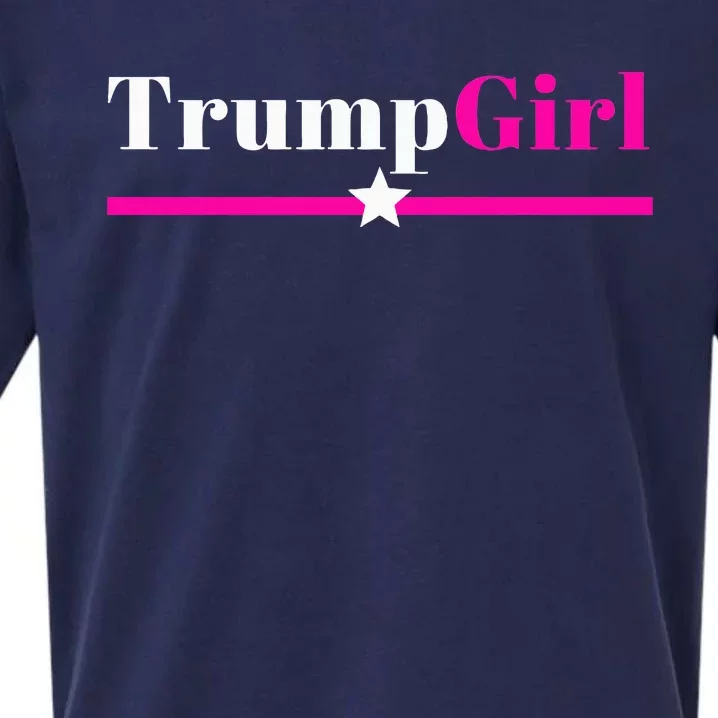 Trump Girl 2024 Trump Girl Pink Sueded Cloud Jersey T-Shirt