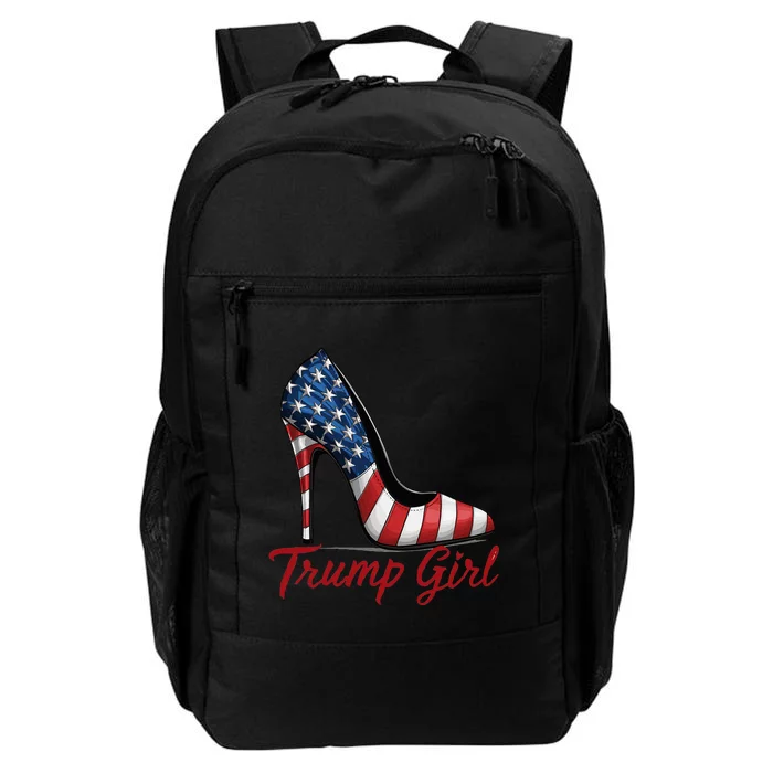 Trump Girl 2024 Cute Trump Flag Daily Commute Backpack