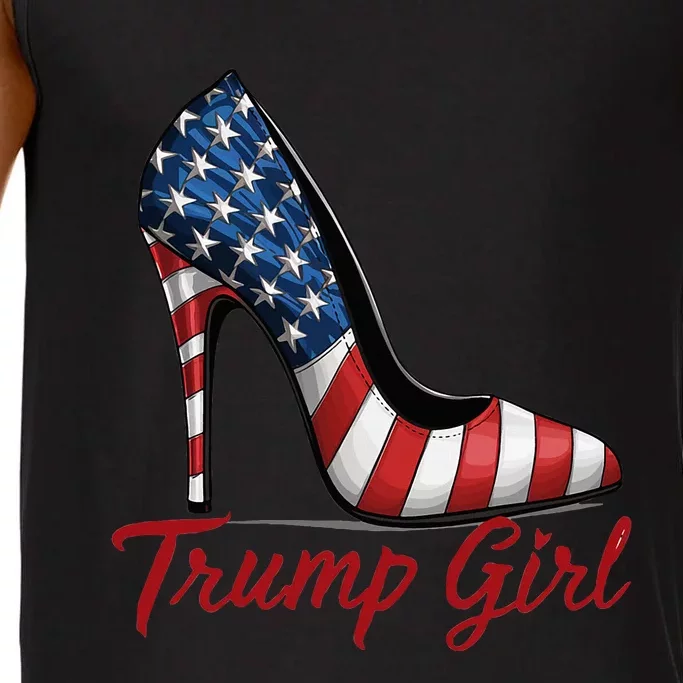 Trump Girl 2024 Cute Trump Flag Comfort Colors® Tank Top