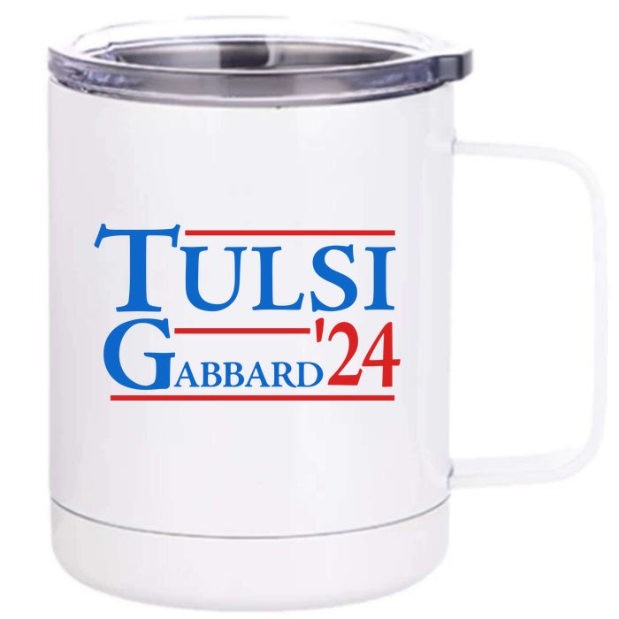 Tulsi Gabbard 2024 Front & Back 12oz Stainless Steel Tumbler Cup