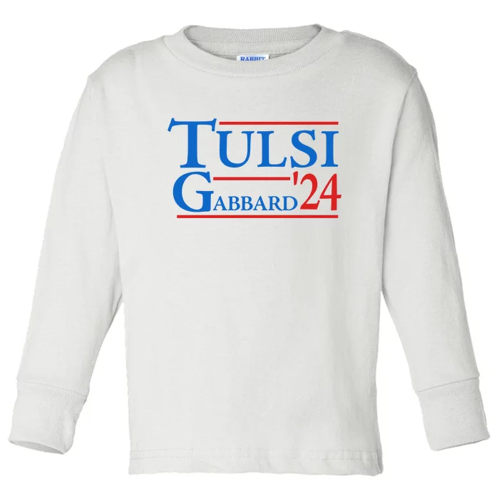 Tulsi Gabbard 2024 Toddler Long Sleeve Shirt