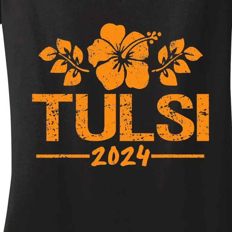 Tulsi Gabbard 2024 Women's V-Neck T-Shirt