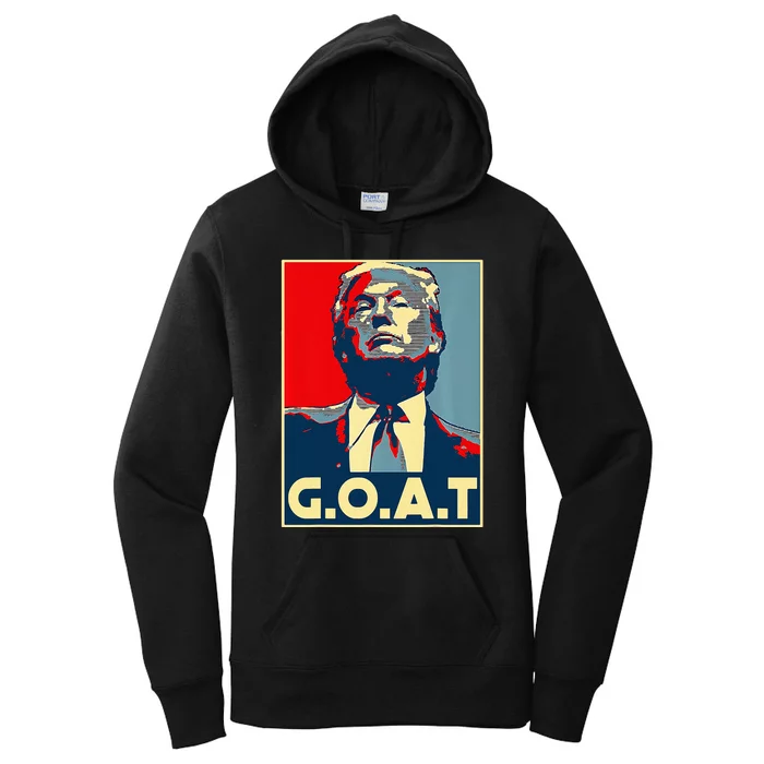 Trump G.O.A.T 2024 Election 2024 TrumpS Coming Back Women's Pullover Hoodie