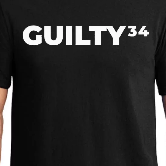 Trump Guilty 34 Counts Pajama Set