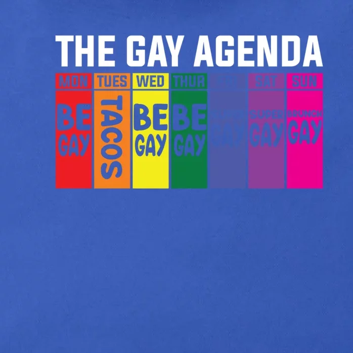 The Gay Agenda Lgbt Pride Gift Zip Tote Bag