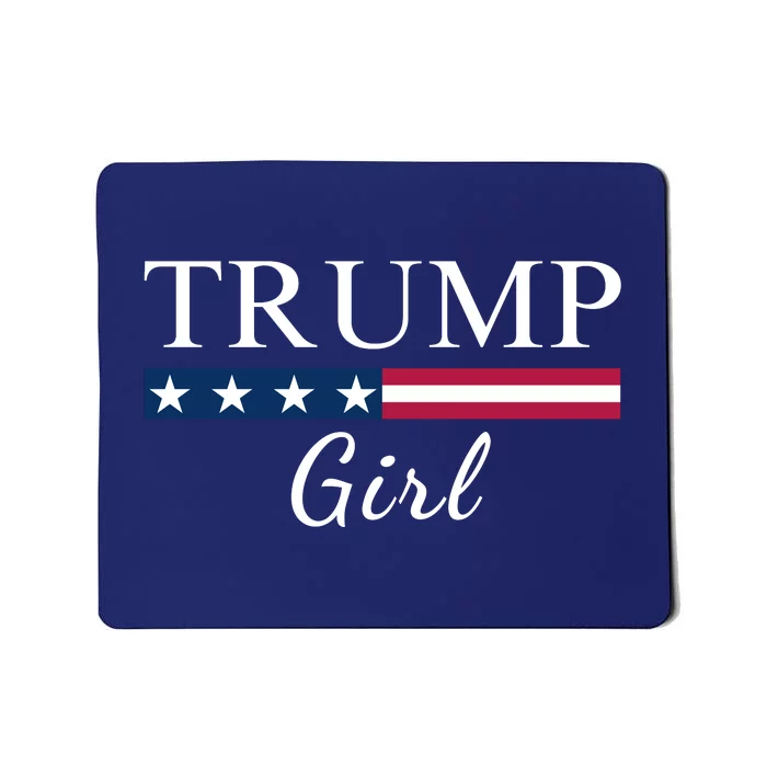 Trump Girl American Flag Vote Trump Republican Trump Girl Us Flag Conservative Mousepad