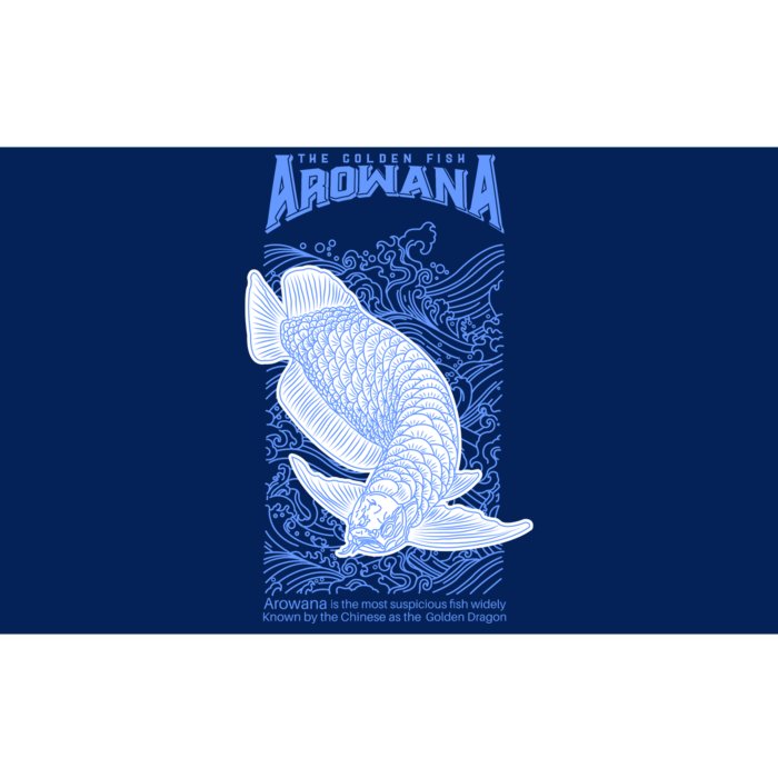 The Golden Arowana FIsh Bumper Sticker