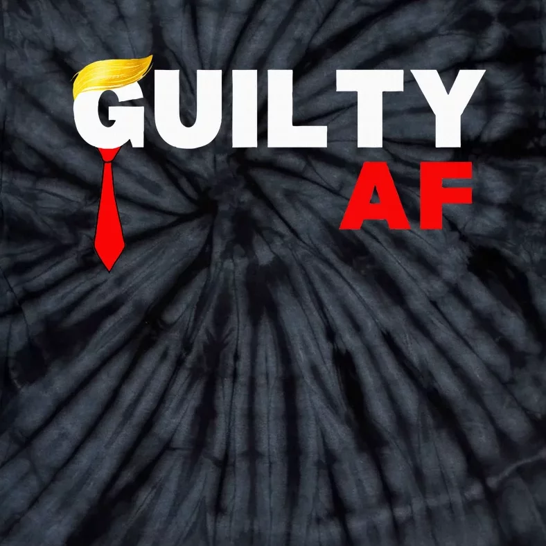 Trump Guilty Af Lock Him Up Trump 2024 In Prison Behind Bars Tie-Dye T-Shirt