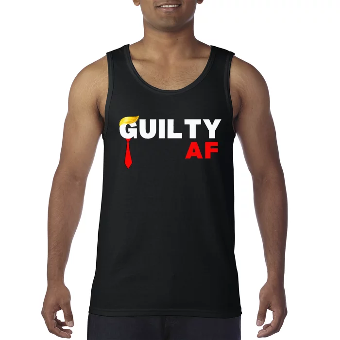 Trump Guilty Af Lock Him Up Trump 2024 In Prison Behind Bars Tank Top