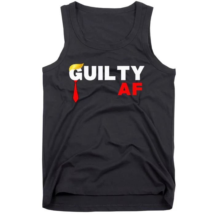 Trump Guilty Af Lock Him Up Trump 2024 In Prison Behind Bars Tank Top