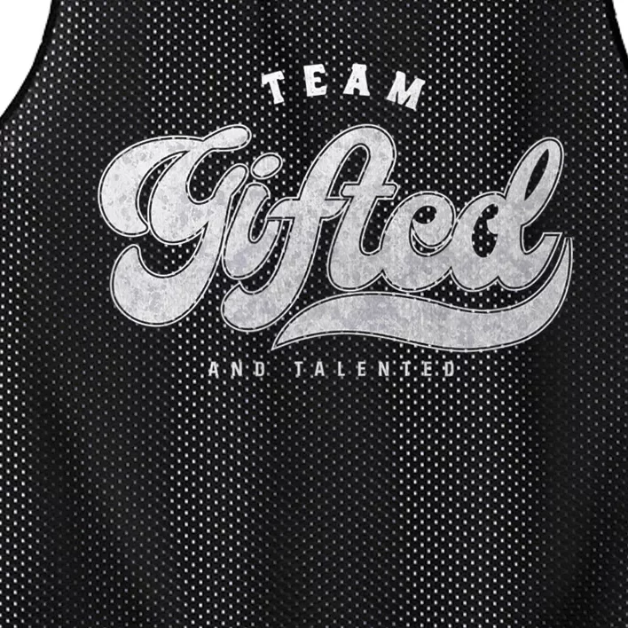 Team Gifted And Talented Exceptional Student Teacher Smart Mesh Reversible Basketball Jersey Tank