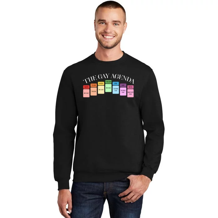 The Gay Agenda Lgbt Pride Month Sweatshirt