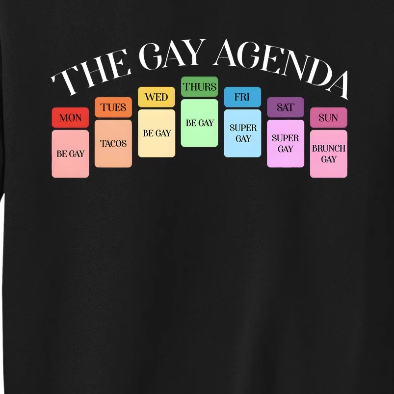 The Gay Agenda Lgbt Pride Month Sweatshirt