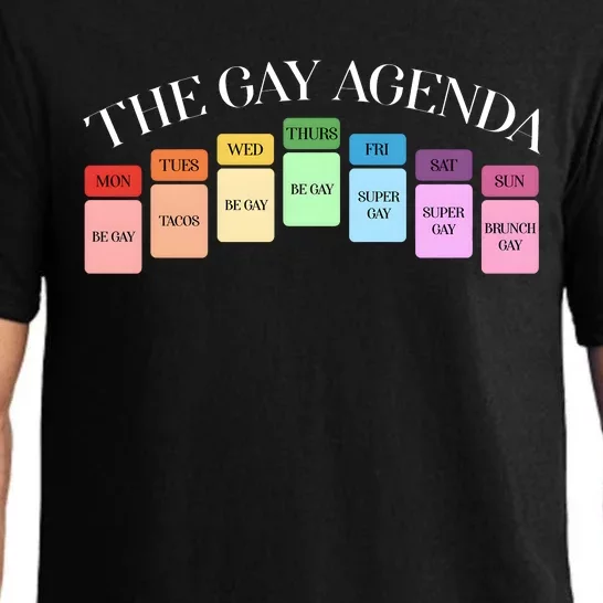 The Gay Agenda Lgbt Pride Month Pajama Set