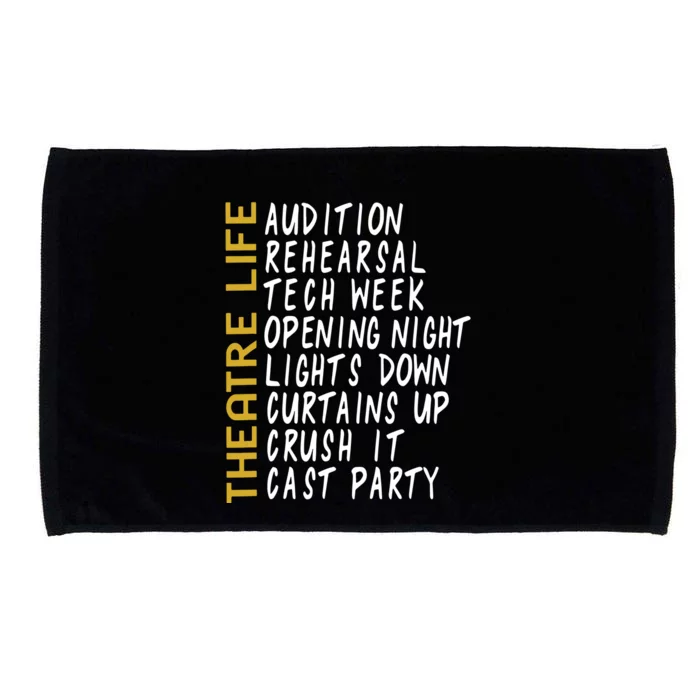 Theatre Gift Acting Thespian Play Director Microfiber Hand Towel