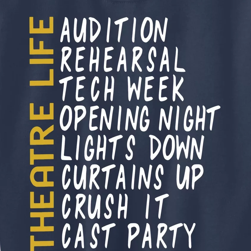 Theatre Gift Acting Thespian Play Director Kids Sweatshirt